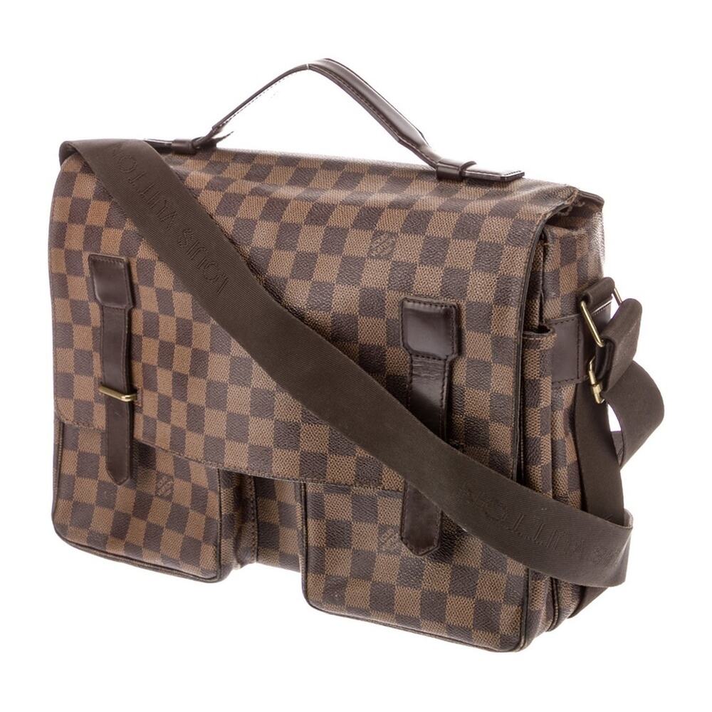 Louis Vuitton Damier Ebene Broadway Messenger Bag Authentic - Picture 2 of 10